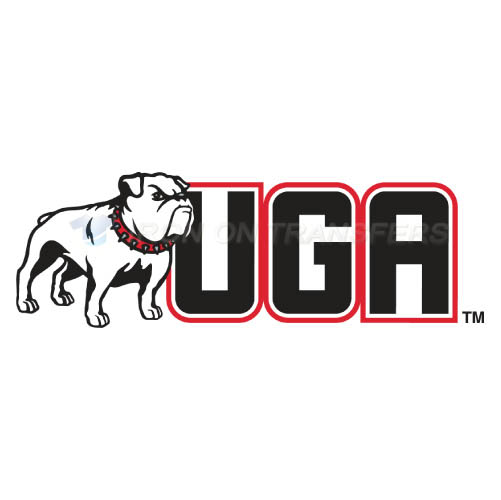 Georgia Bulldogs Logo T-shirts Iron On Transfers N4466 - Click Image to Close